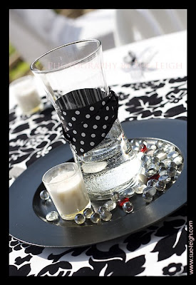 Black And White Centerpieces For Wedding Tables