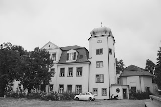 Schloss Gundorf - Leipzig schwarz weiss