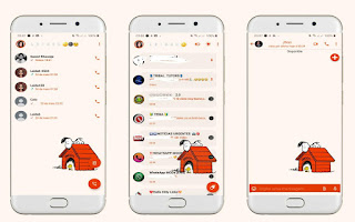 Snoopy Home Theme For YOWhatsApp & Aero WhatsApp By Leidiane