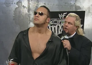 WWE / WWF Royal Rumble 1999 - Doc Hendrix interviews The Rock