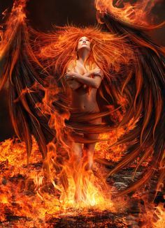 Angel Of Fire by Greenfeed  Deviant Art 