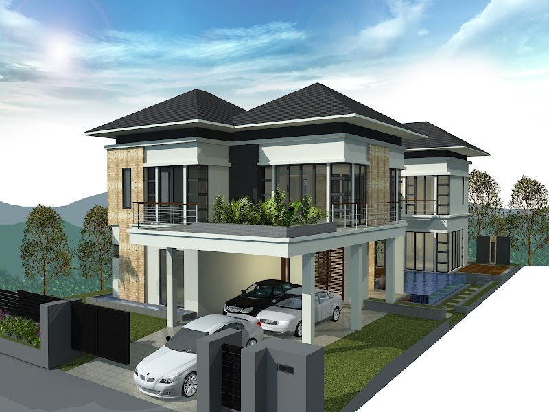 Inspirasi Top Malaysia House Design, Keramik Batu Alam