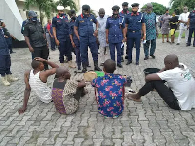 NSCDC arrest 5 suspected cultists with human skull  