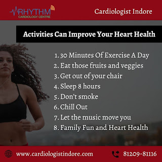 Exercise That Help your Heart - Cardiologist Indore