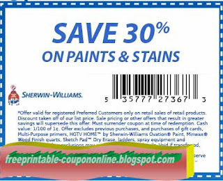 Free Printable Sherwin Williams Coupons