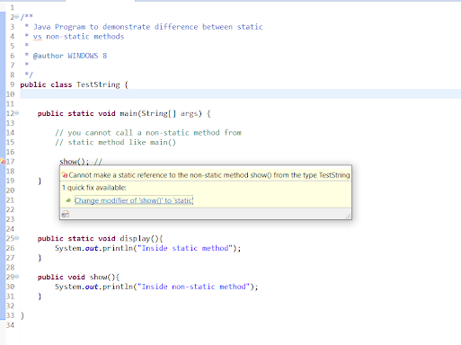 Can a non static method access static variable/method in java?