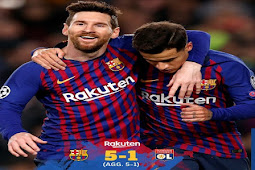 Hasil Lengkap Pertandingan Barcelona vs Lyon Skor 5-1