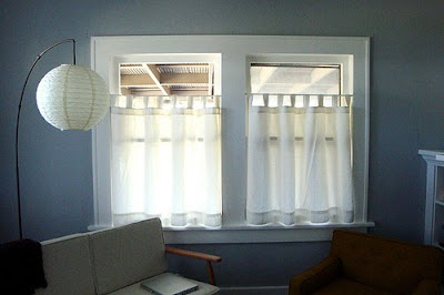 Design living room with white curtains-2