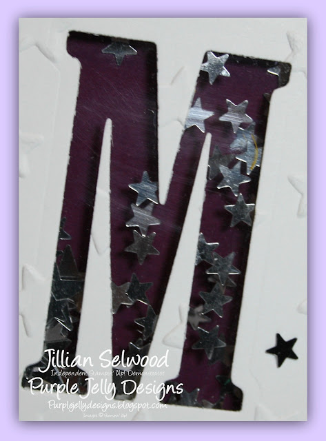 Lucky Stars embossing folder, Rich Razzleberry, Large Letters framelit dies