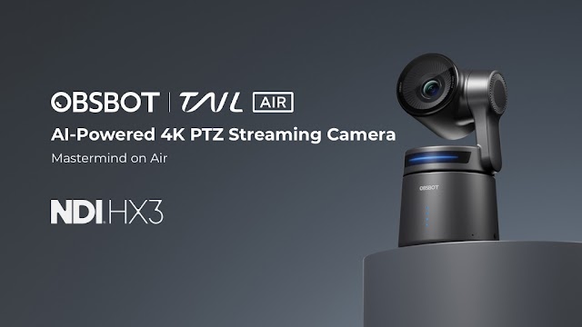 OBSBOT Tail Air: AI-Powered 4K PTZ Streaming Camera - Redefining Live Streaming
