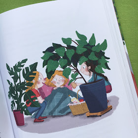 Kinderbuch "Familie Flickenteppich: Wir ziehen ein" von Stefanie Taschinski, mit Bildern von Anne-Kathrin Behl, erschienen im Oetinger Verlag, Rezension Kinderbuchblog Familienbuecherei