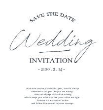 結婚式で使える ロゴ風デザイン招待状 無料テンプレート Wedding Design Web 無料テンプレート配布