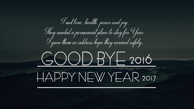 Good Bye 2016 Welcome Happy New Year 2017 Photos
