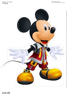 Mickey Mouse: Free Printable Centerpieces.