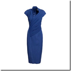 Livia TWIST FRONT DRESS NIGHT SKY