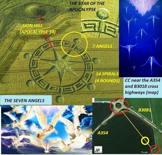 Símbolo do Círculo de Colheita dos Sete Anjos do Apocalipse na Terra 03