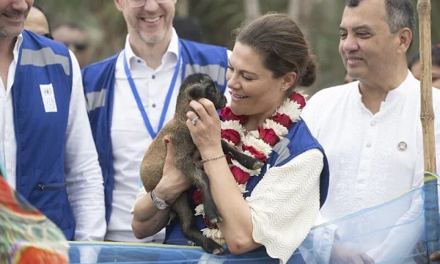 Crown Princess Victoria visited a women-led community climate change adaptation project