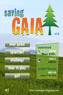 Saving Gaia - A Unique App/Game on Climate Change