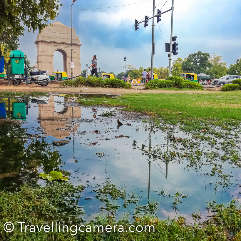 I vividly remember those early days when I moved to Delhi from Himachal Pradesh in 2005. Some of the friends and family made me visit India Gate very frequently. This was a place for planning weekend picnics and late evening get-togethers. There are enough parkings around India Gate, it's octagonal road and connecting roads. It's recommended to park your vehicle in paid parking close to India Gate. It may take some time in queue but safer.