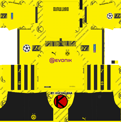 Borussia Dortmund 20192020 Kit Dream League Soccer Kits