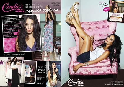 Vanessa Hudgens Takes Over From Britney Spears For Candie's