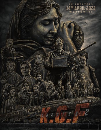 K.G.F: Chapter 2 (2022) HDRip Hindi Dubbed Movie Download - Mp4moviez