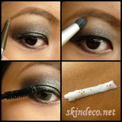 how to apply eyebrow makeup. Apply Matte White eyeshadow