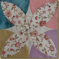 Chintz Circles block 1