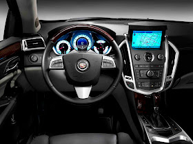 Interior shot of 2011 Cadillac SRX