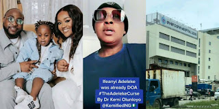 Ifeanyi: Kemi Olunloyo exposes the secrets on what went down between Davido, Chioma, and the Doctor at Evercare hospital in this video. [VIDEO]