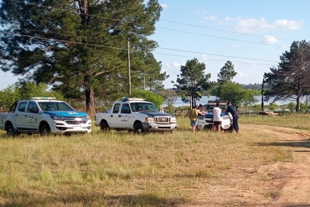 Con el trabajo de buzos se retomó este domingo la búsqueda del policía desaparecido en Concordia