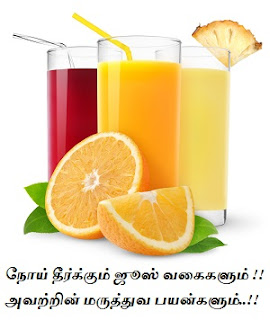 Noi theerkkum juice vagaigalum avattrin maruthuva payangalum, juice and its benefits in tamil, grape juice, orange juice lemon, carrot, tomato, beetroot, pineapple juice benefits 