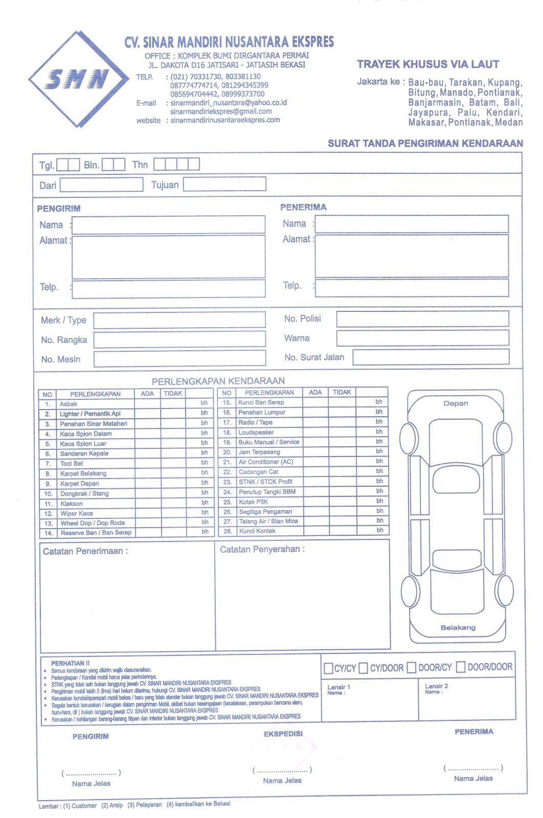 Jasa Kirim Barang Dan Mobil: DELIVERY PROCESS