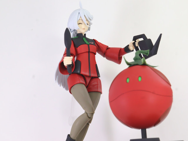 塗装作品 No.20　ハロトマト＆ミオリネ・レンブラン　ハロプラ　Figure-rise Standard『機動戦士ガンダム 水星の魔女』ガンプラ プラモデル