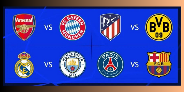 CHAMPIONS LEAGUE: CONFRONTOS DAS QUARTAS E CHAVEAMENTO ATÉ A FINAL