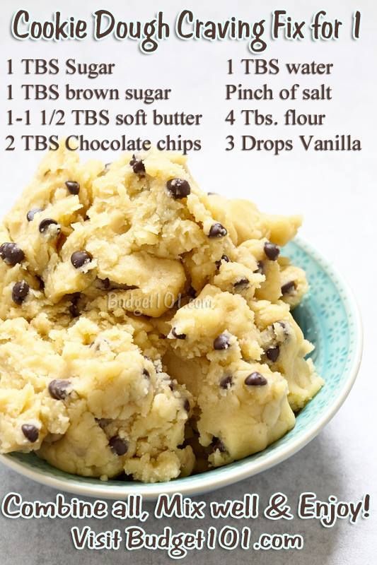 Got a craving for cookie dough? When your sweet tooth kicks in & you don't feel like baking, here are 3 delicious safe tried-n-True raw edible cookie dough