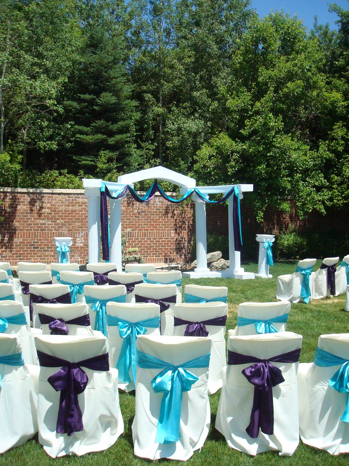 backyard wedding decorations
