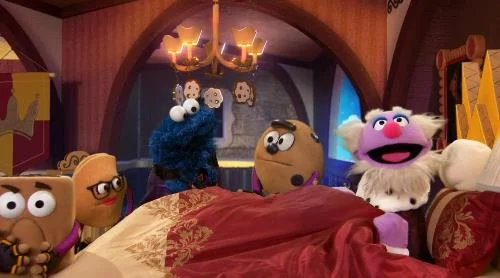 Sesame Street Episode 4601. The Crumb wants to wake the king with gingerbread, Smart Cookies and Cookie Monster try to stop him.