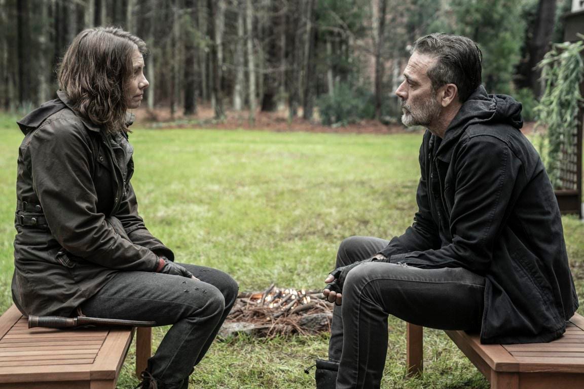 Maggie y Negan acercan posturas en la Series Finale de The Walking Dead