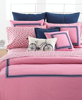 Tommy Hilfiger Pink Oxford Collection | Down Comforter