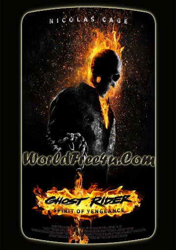 Poster Of Ghost Rider 2 (2012) Full English Movie Watch Online Free Download At worldfree4u.com