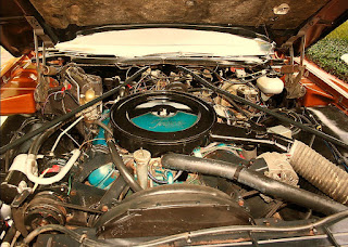 1974 Oldsmobile Toronado Landau Engine Picture