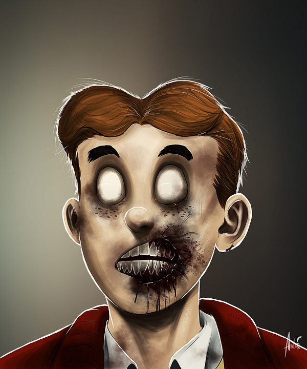 Zombie Cartoon Character