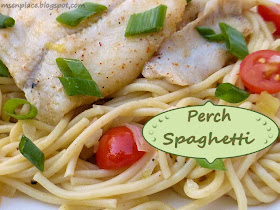 Perch Spaghetti from Ms. enPlace