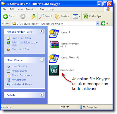 File Keygen untuk 3Dsmax 9