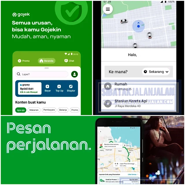 grab gojek dan uber