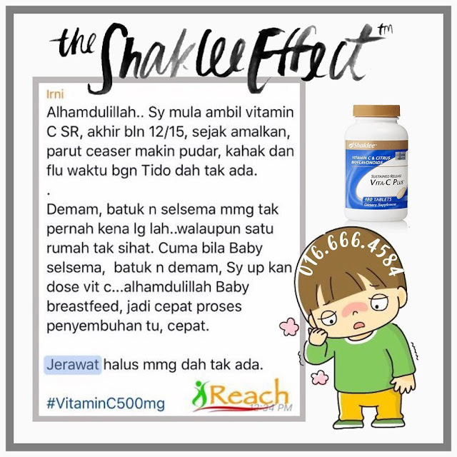 KENAPA PERLU MAKAN VITAMIN C SHAKLEE