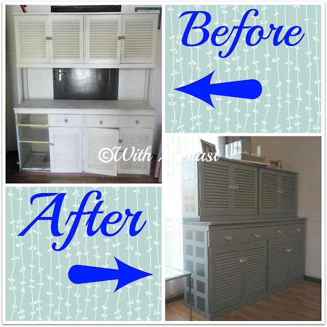 cabinet makeover     With a Blast