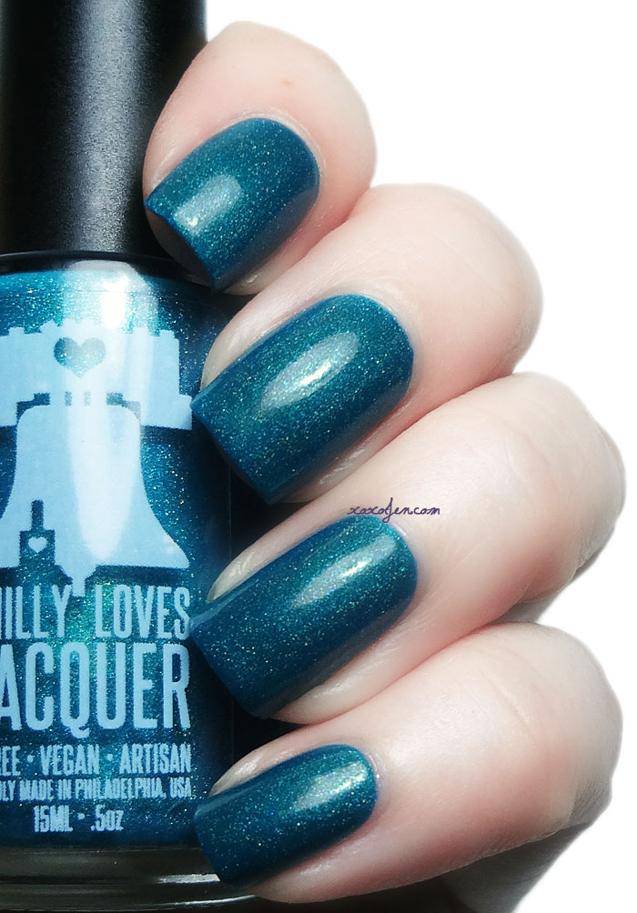xoxoJen's swatch of Philly Loves Lacquer - Rain Boots and Puddles