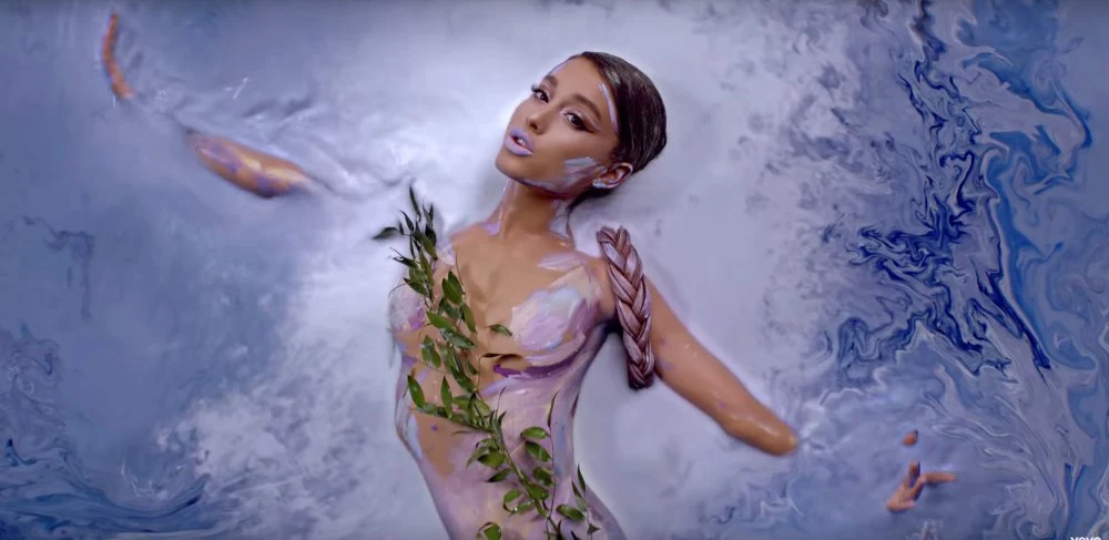 The lyrics of “God Is a Woman” are empowering and bold, with Ariana Grande expressing her confidence and sexuality.